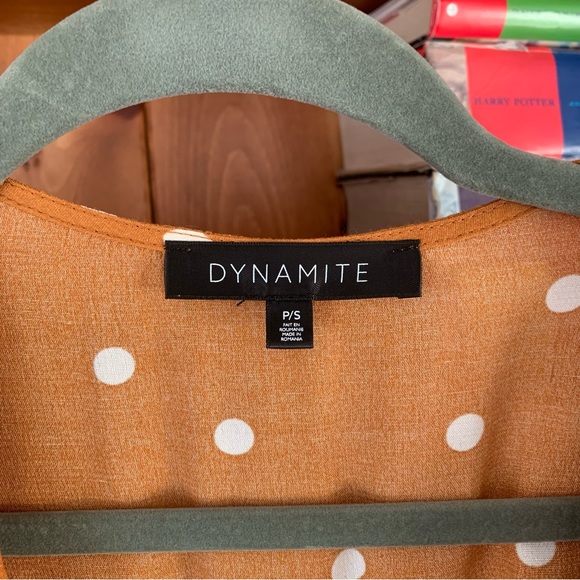 Polka dot Belted Summer Dress - Picture 5 of 5